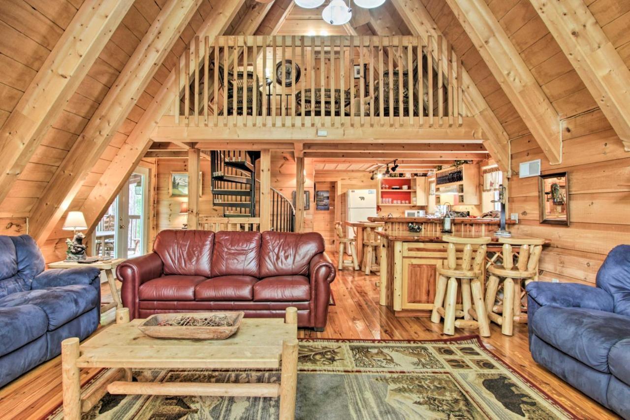 A-Frame Cabin With Hot Tub Less Than 1 Mi To Ober Gatlinburg Villa Kültér fotó